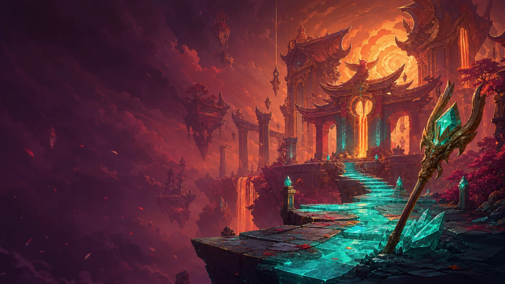 Original generated thematic artwork for Akatori