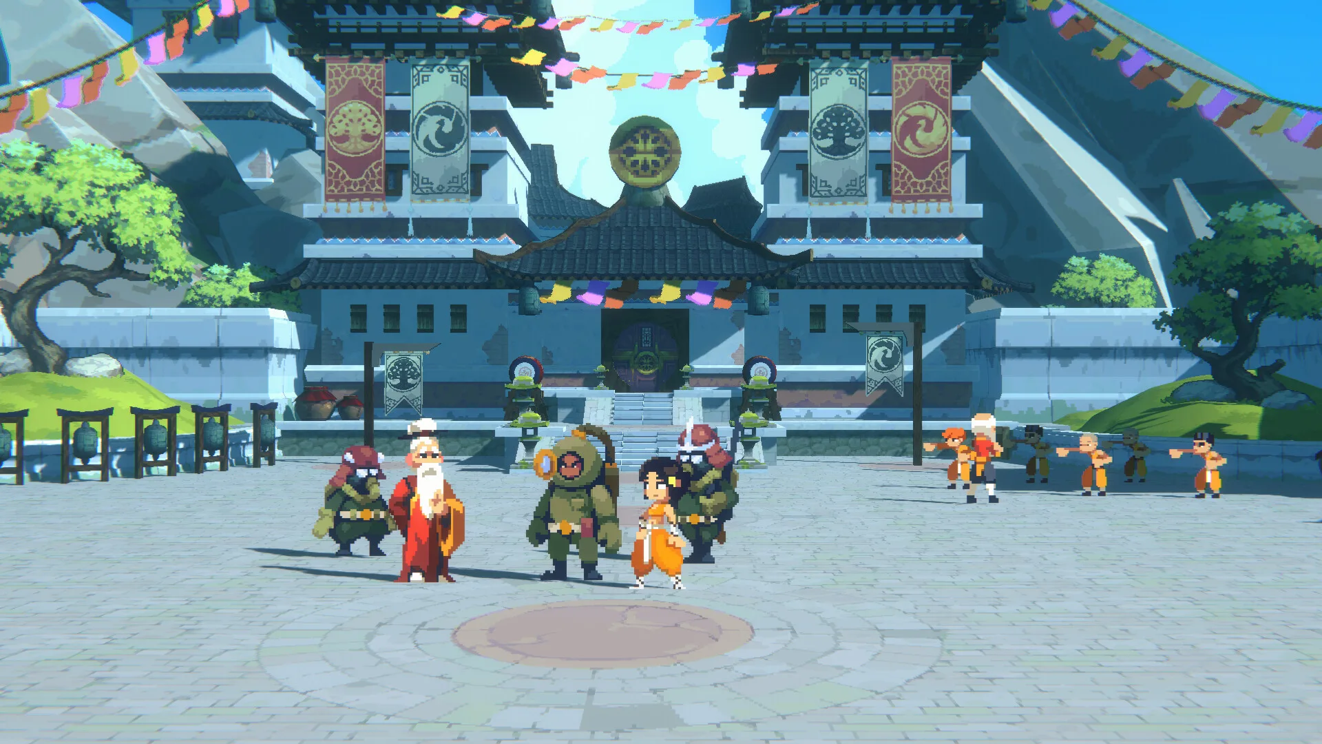 Official Steam promotional artwork for Akatori